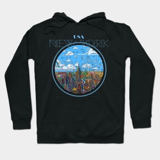 new york skyline Hoodie